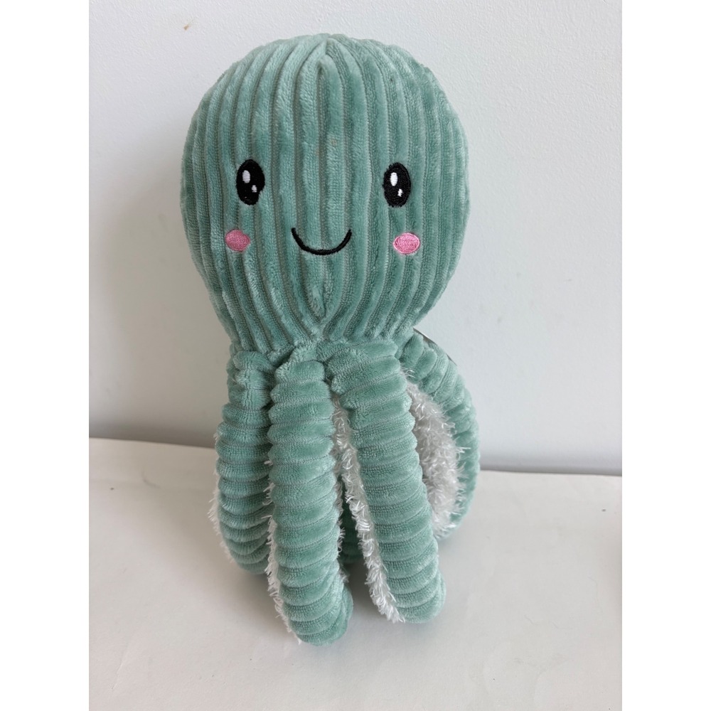 Spark Create Imagine Octopus Plush Sage Green‎ Corduroy Sherpa Sensory Toy